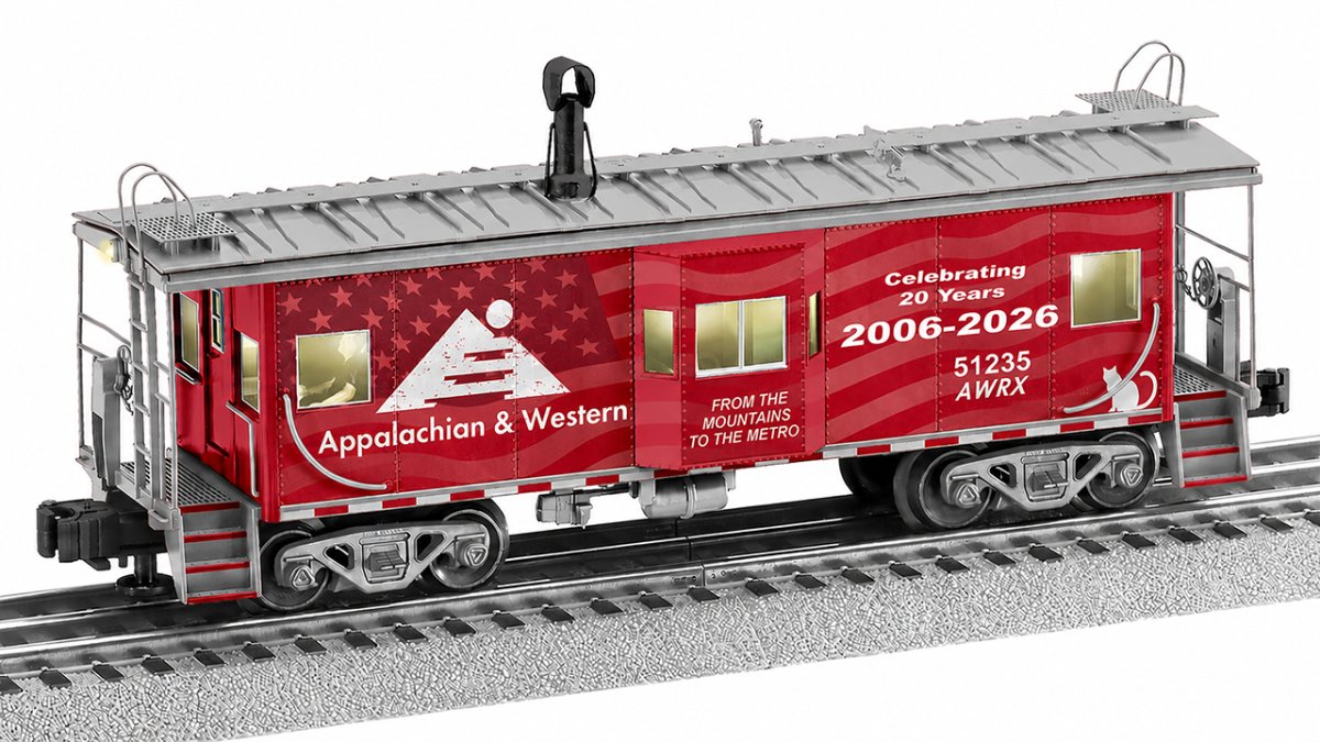 Appachian & Western Bay Window Caboose - 20th Anniversary Special