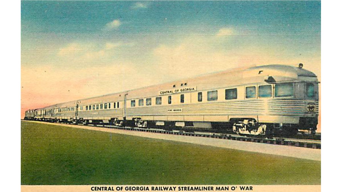 Central of Georgia Man O' War Passenger Set