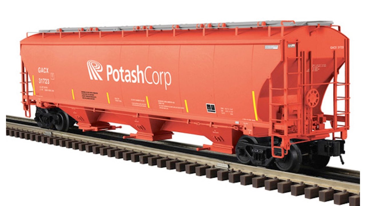 PotashCorp Trinity 5161 Covered Hopper (4 Road Numbers)