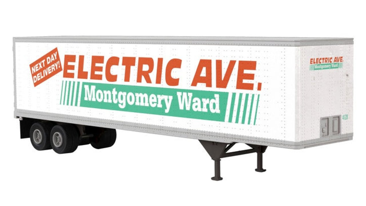 Mongomery Ward 45' Pines Trailer (2 road numbers)