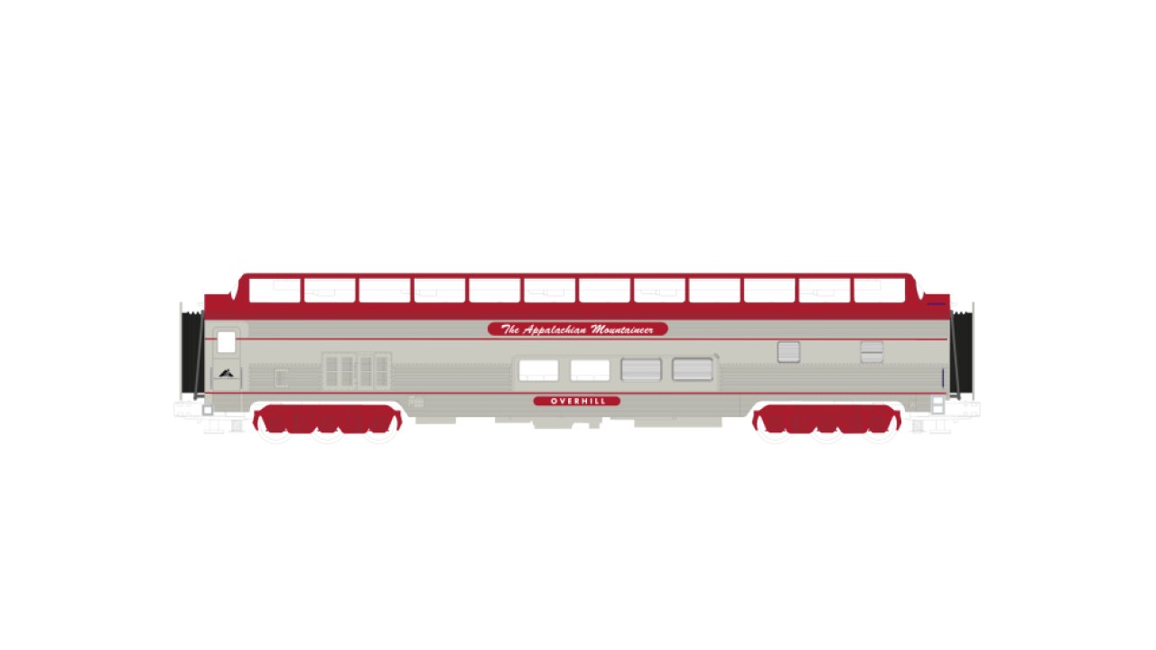 Appalachian & Western Passenger Car 4-pack