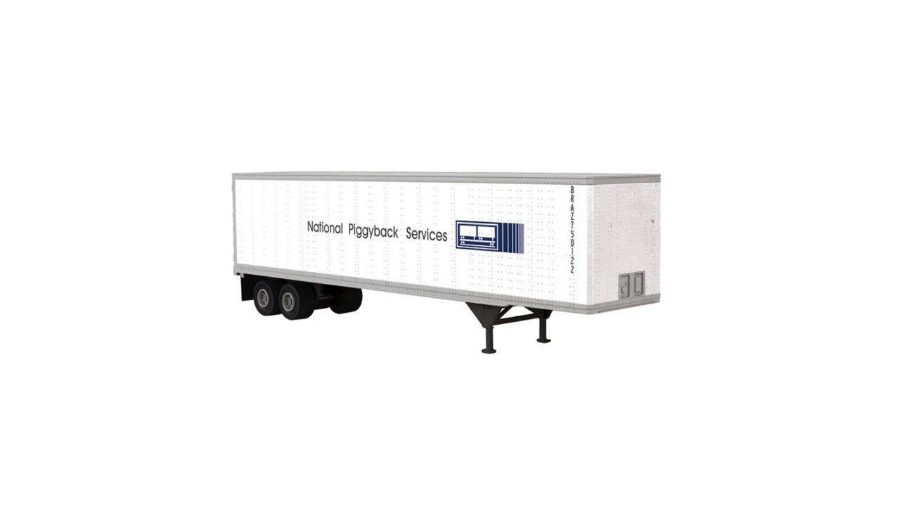 National Piggyback 45' Pines Trailer (2 road numbers)