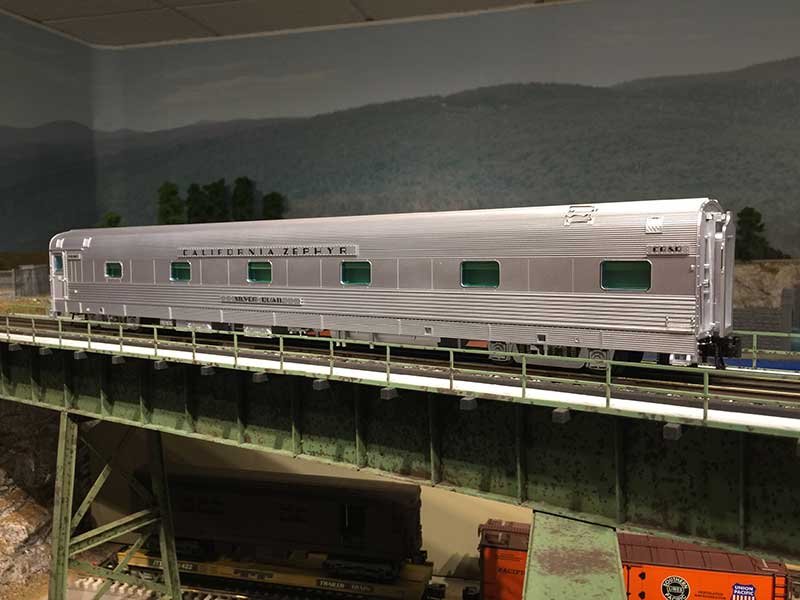CB&Q Silver Quail Streamlined 6-5 Sleeper Car