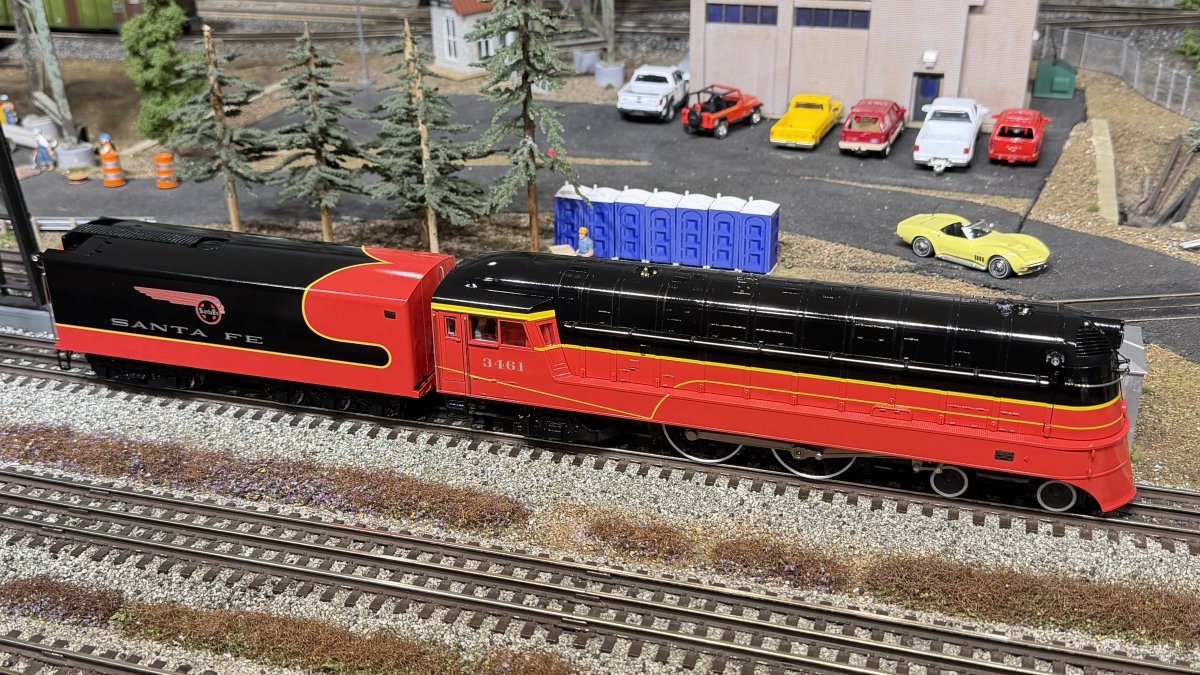 Pat’s Trains Santa Fe Black Bonnet Hiawatha 4–4-2