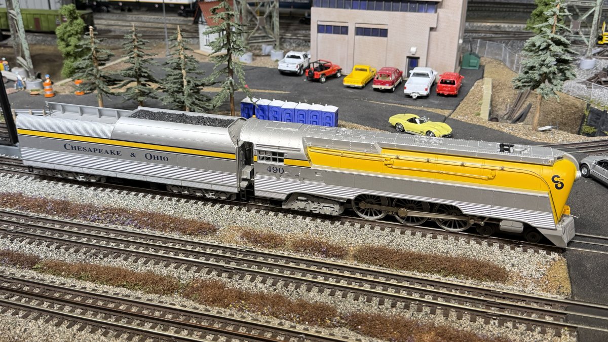 C&O "Yellow Belly" Streamlined Hudson