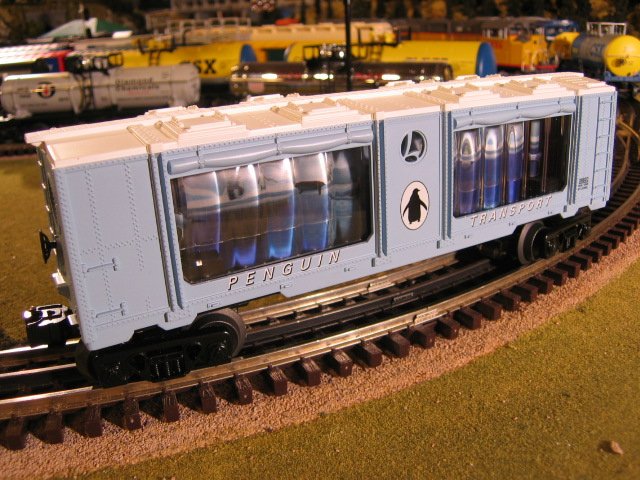 Penguin Transport Aquarium Car