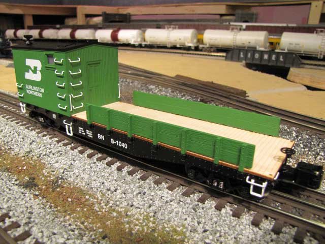 Burlington Northern Command Control Boom Car