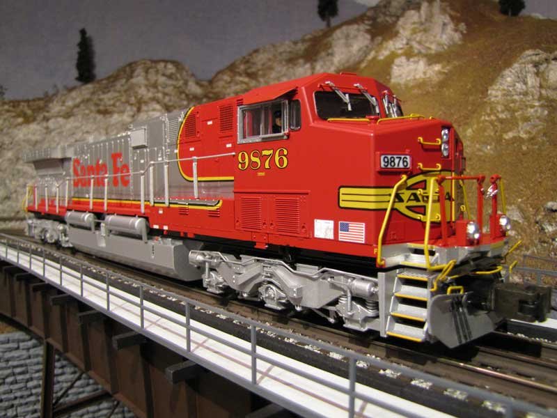 Santa Fe AC6000 #9876 Diesel Engine w/Legacy