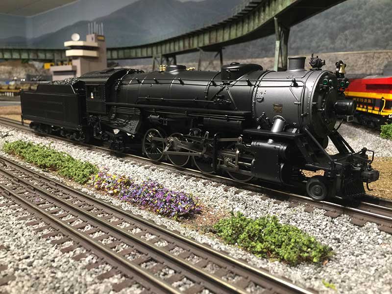 Black Unlettered 2-8-2 Heavy Mikado