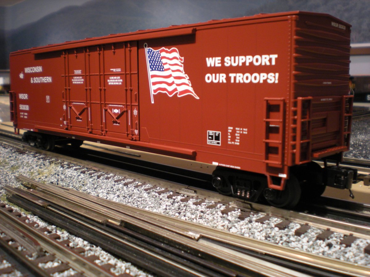 Wisconsin & Southern (#503030) 50' Dbl. Door Plugged Boxcar